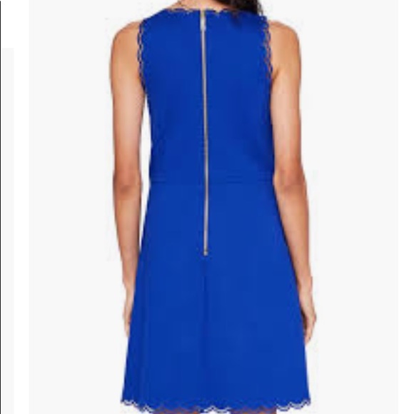 Ted Baker Codi embroidered scalloped hem dress - Picture 3 of 5